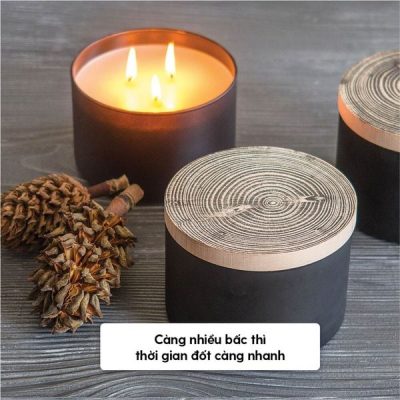 nến sáp dùng được bao lâu